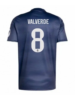 Real Madrid Federico Valverde #8 Replika Borta Kläder 2025-26 Kortärmad